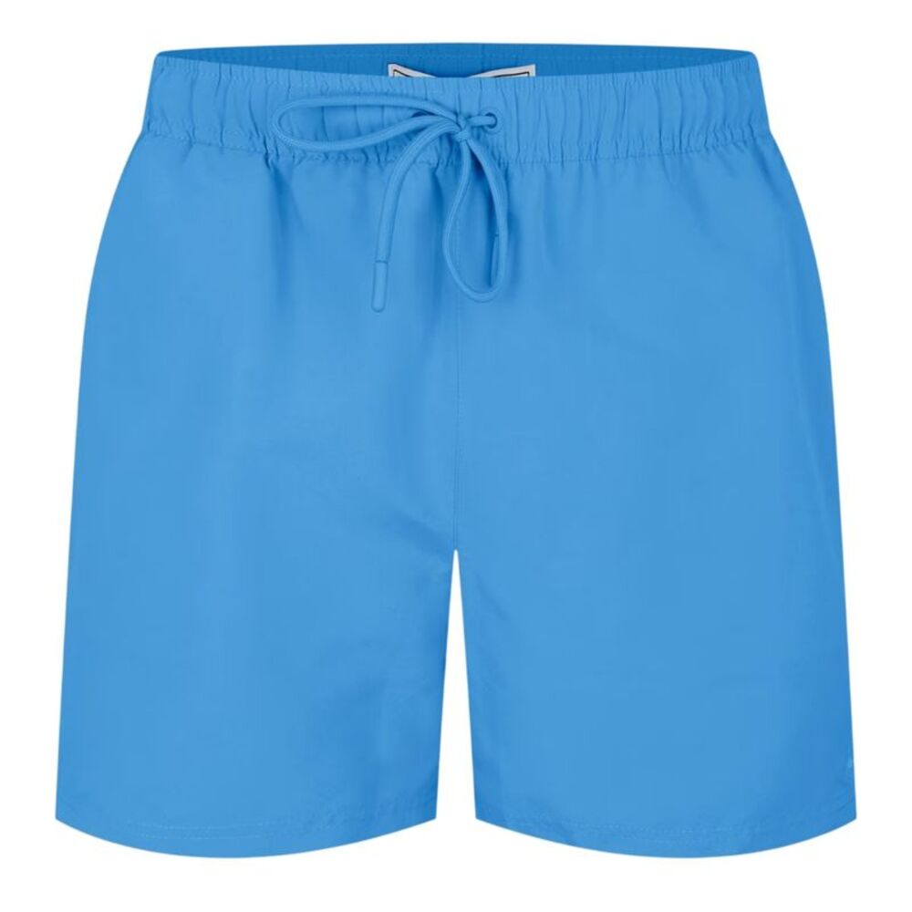 Jack Wills Mens Embroidered Logo Mid Length Swim Shorts / Harbour Blue